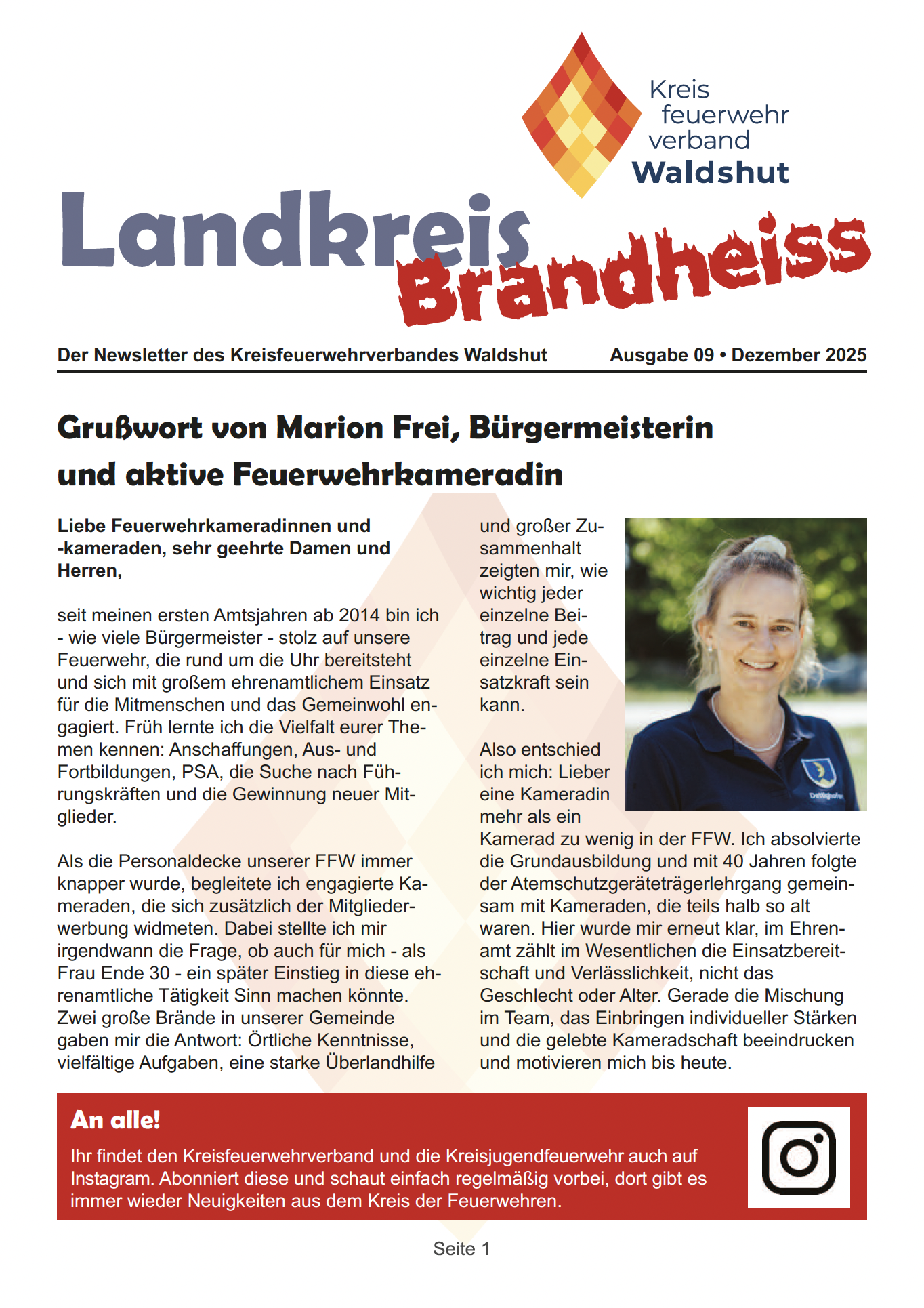 Newsletter Landreis Waldshut KFV Dezember 25